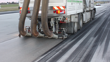 Rubber removal from roads, roadways and runways