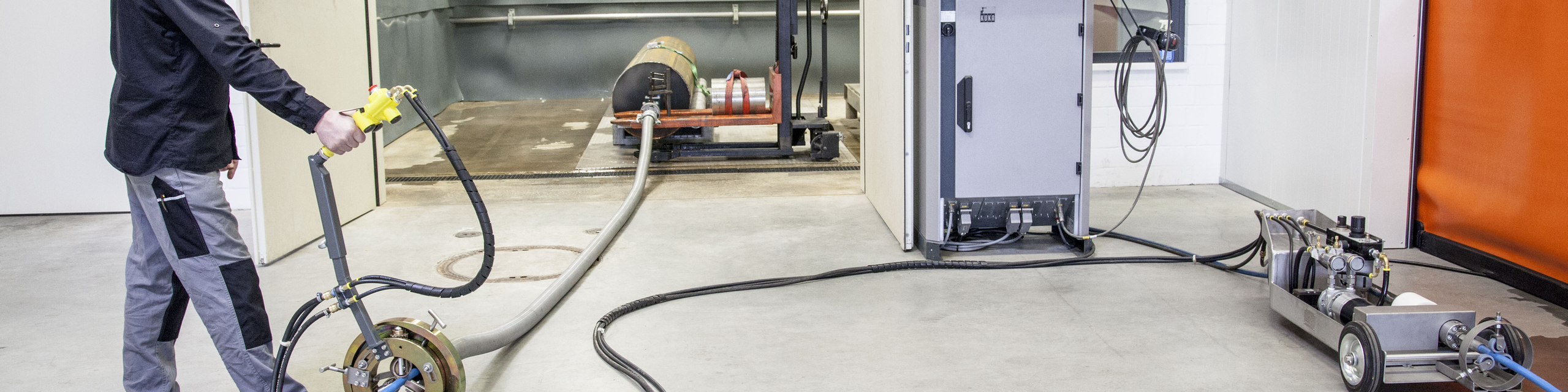 Dispositif de rotation pour tuyaux Pipemaster