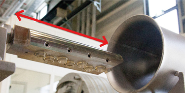 Poutre de pulvérisation à jet plat