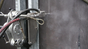 Mobilne cięcie strumieniem wody / cięcie na zimno do cięcia pojemników stalowych, rur, itp.